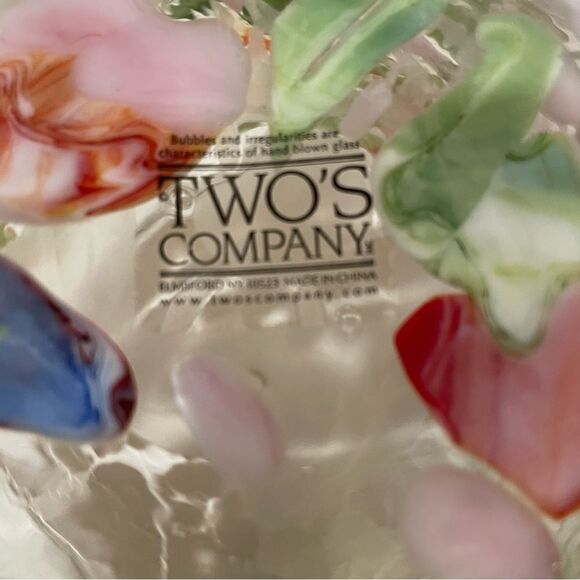 Twos COMPANY Gorgeous large hand blown glass - Picture 3 of 5